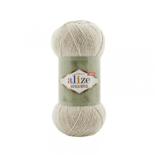 152 Пряжа Alize Alpaca Royal бежевий меланж