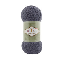 203 Пряжа Alize Alpaca Royal джинс меланж