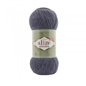 203 Пряжа Alize Alpaca Royal джинс меланж