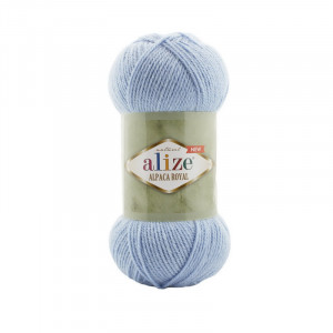 356 Пряжа Alize Alpaca Royal блакитний
