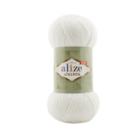 55 Пряжа Alize Alpaca Royal білий
