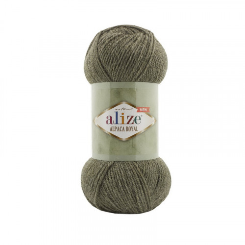 577 Пряжа Alize Alpaca Royal зелений меланж