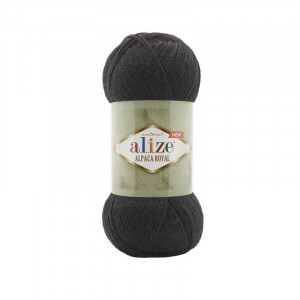 60 Пряжа Alize Alpaca Royal чорний