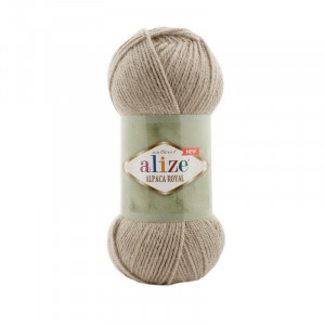 695 Пряжа Alize Alpaca Royal кава з молоком меланж