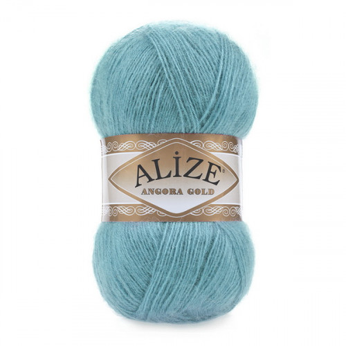 164 Пряжа Alize Angora Gold блакитний