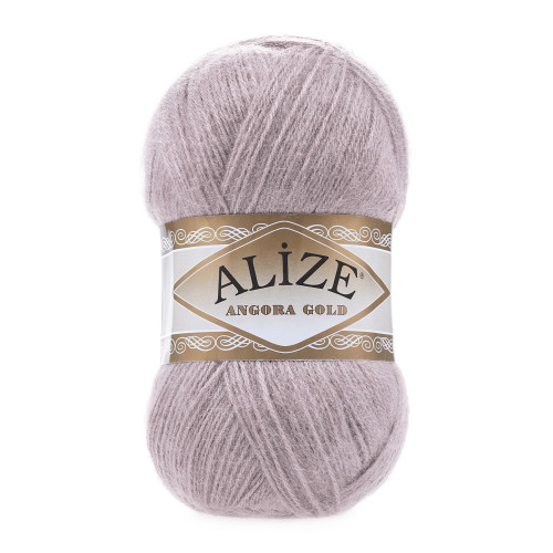 163 Пряжа Alize Angora Gold сіра троянда