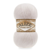 599 Пряжа Alize Angora Gold слонова кістка