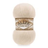 67 Пряжа Alize Angora Gold молочно-бежевий