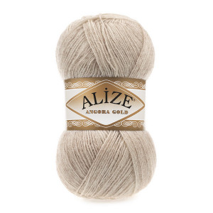 543 Пряжа Alize Angora Gold кава з молоком