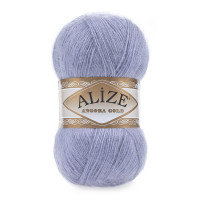 40 Пряжа Alize Angora Gold синій