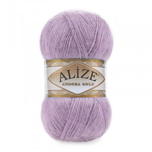 505 Пряжа Alize Angora Gold попелясто-бузковий
