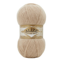 524 Пряжа Alize Angora Gold беж