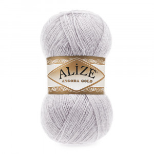 71 Пряжа Alize Angora Gold світло-сірий