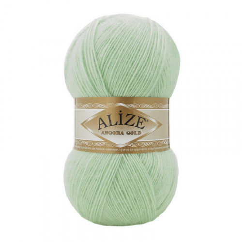 842 Пряжа Alize Angora Gold зелена річка