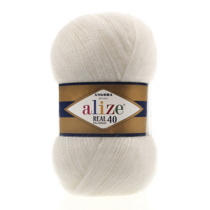 450 Пряжа Alize Angora Real 40 перлинний
