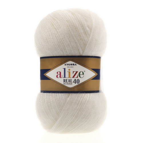 450 Пряжа Alize Angora Real 40 перлинний