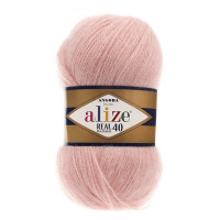 363 Пряжа Alize Angora Real 40 ніжна троянда