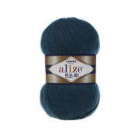 17 Пряжа Alize Angora Real 40 петроль