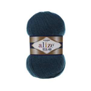 17 Пряжа Alize Angora Real 40 петроль