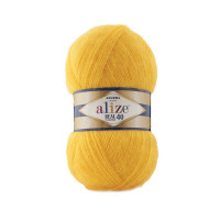 216 Пряжа Alize Angora Real 40 жовтий