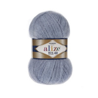 221 Пряжа Alize Angora Real 40 світлий джинс