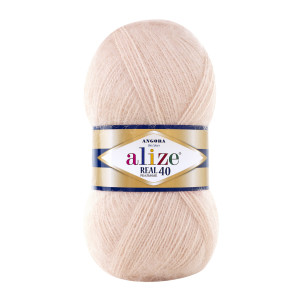 404 Пряжа Alize Angora Real 40 шампань