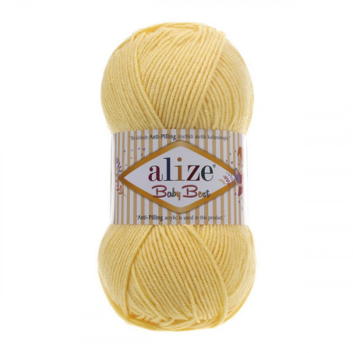 250 Пряжа Alize Baby Best світлий лимон