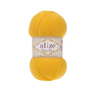 216 Пряжа Alize Baby Best жовтий