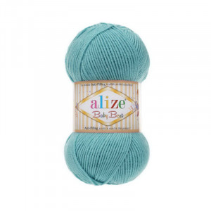 164 Пряжа Alize Baby Best блакитний