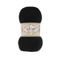 60 Пряжа Alize Baby Best чорний