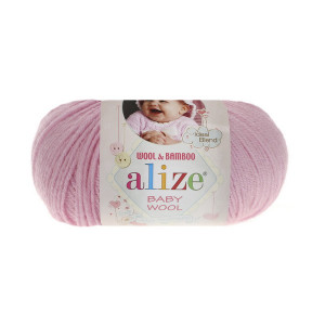 185 Пряжа Alize Baby Wool світло-рожевий