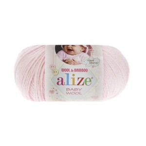 184 Пряжа Alize Baby Wool пудра