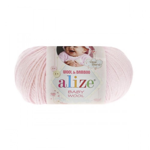 184 Пряжа Alize Baby Wool пудра