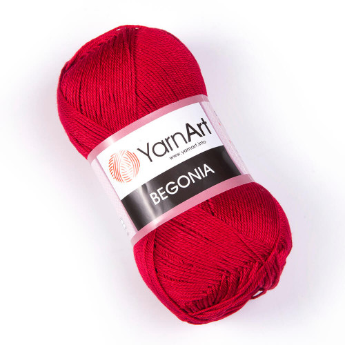 5020 Пряжа YarnArt Begonia темно-червоний