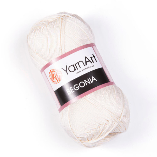 6282 Пряжа YarnArt Begonia слонова кістка