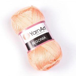 6322 Пряжа YarnArt Begonia персиковий