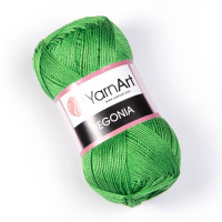 6332 Пряжа YarnArt Begonia зелений