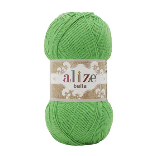 455 Пряжа Alize Bella 100 зелений