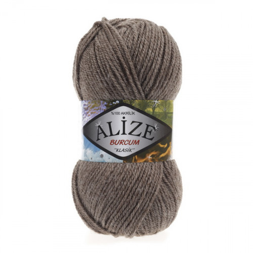 239 Пряжа Alize Burcum Klasik коричневий меланж