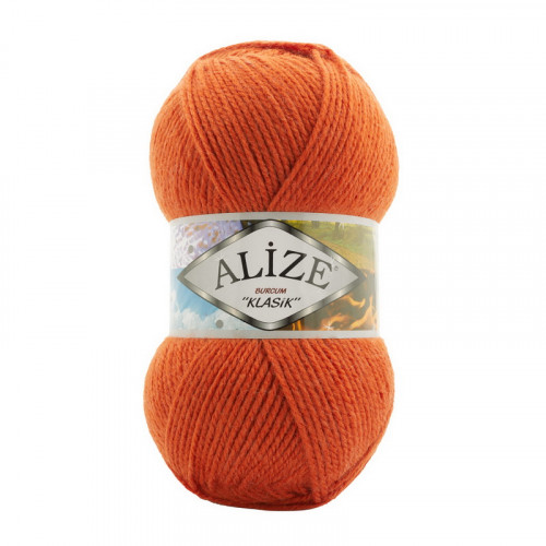408 Пряжа Alize Burcum Klasik морквяний