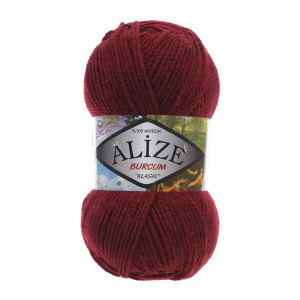 57 Пряжа Alize Burcum Klasik бордовий