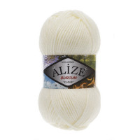 62 Пряжа Alize Burcum Klasik молочний