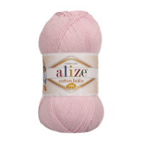 185 Пряжа Alize Cotton Baby Soft світло-рожевий