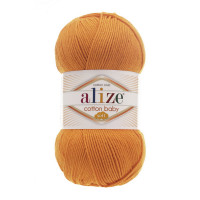 336 Пряжа Alize Cotton Baby Soft помаранчевий