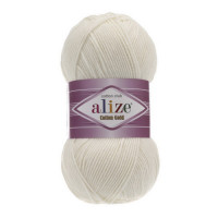 62 Пряжа Alize Cotton Gold молочний