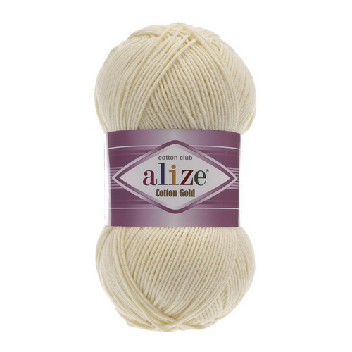 1 Пряжа Alize Cotton Gold молочний
