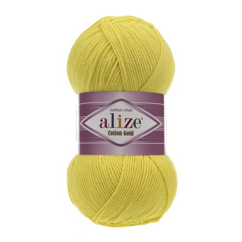 110 Пряжа Alize Cotton Gold жовтий