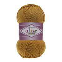 2 Пряжа Alize Cotton Gold гірчичний