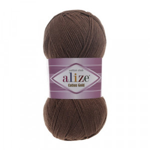 493 Пряжа Alize Cotton Gold коричневий