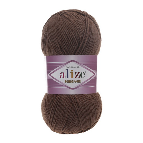493 Пряжа Alize Cotton Gold коричневий